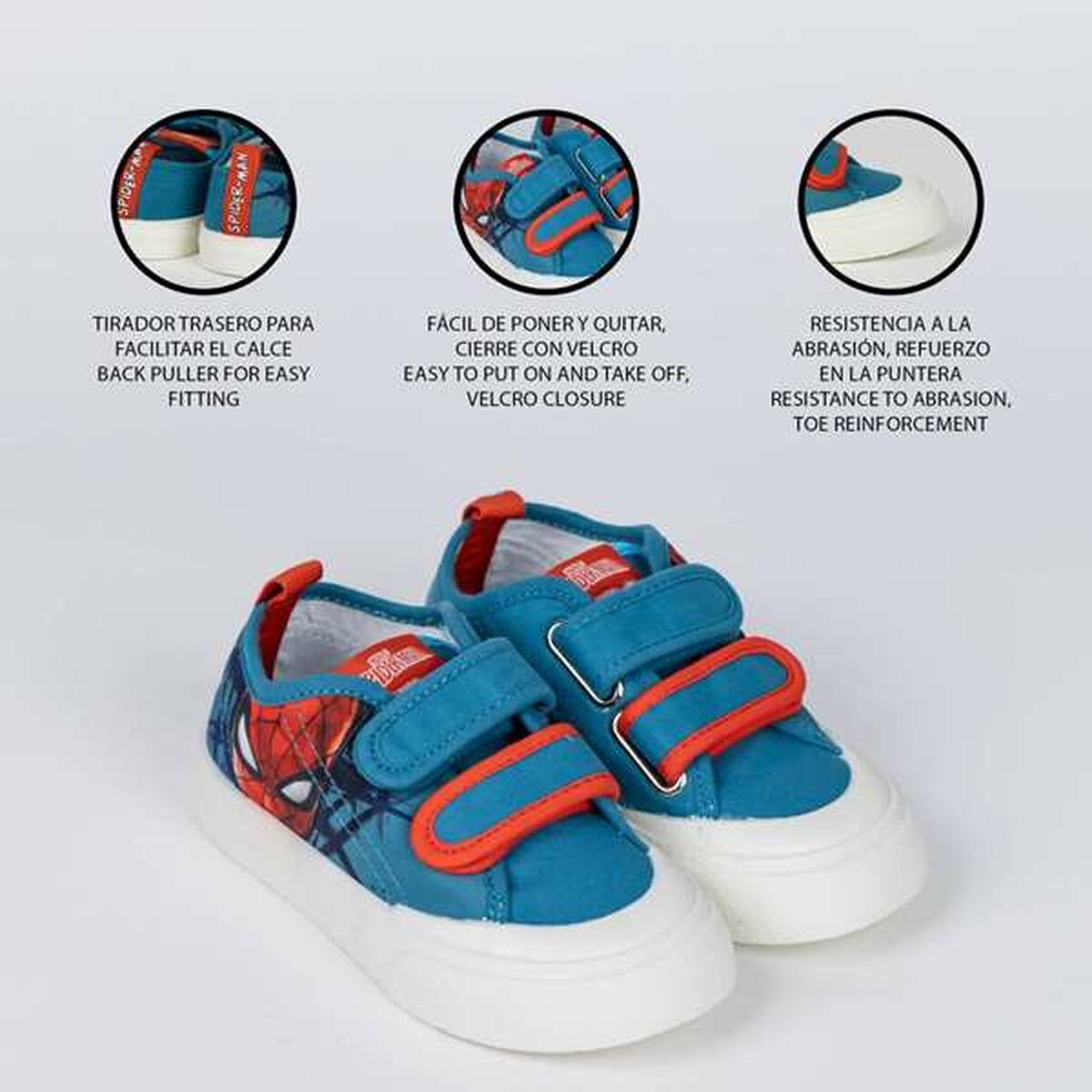 Sportschoenen voor Kinderen Spider-Man Blauw-Topper Trend