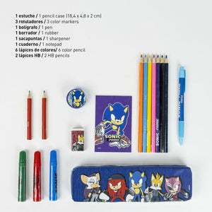 Schrijfset Sonic 24 Onderdelen-Topper Trend
