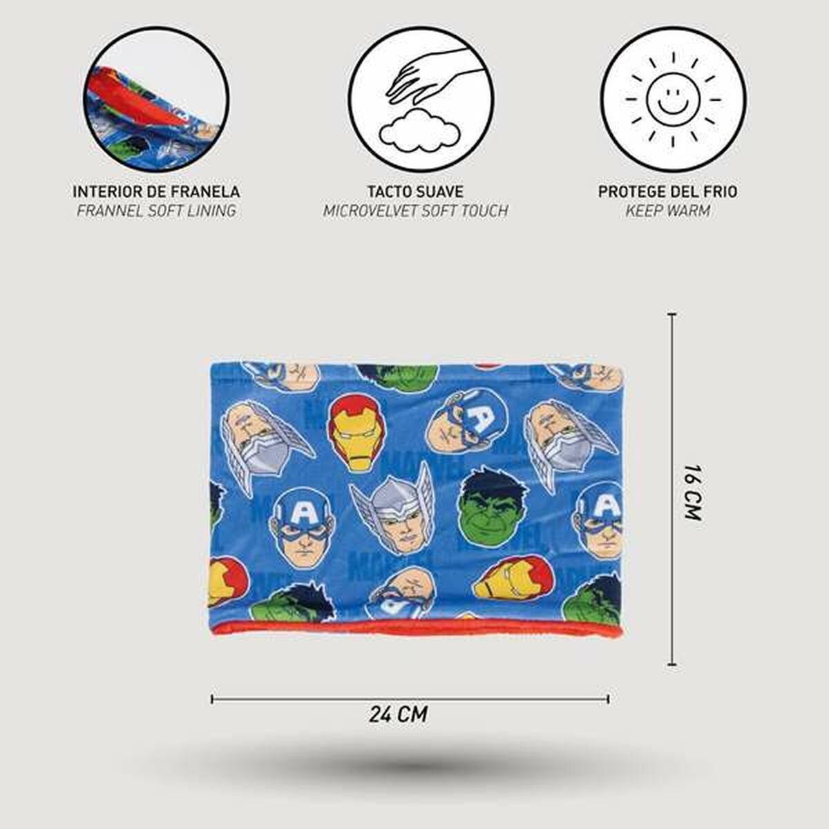 Nekwarmer The Avengers-Topper Trend