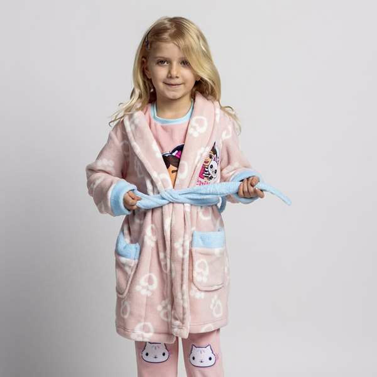 Kinderkamerjas Gabby's Dollhouse Roze 6 Jaar-Topper Trend