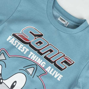 Joggingpak voor kinderen Sonic Donkergroen-Topper Trend
