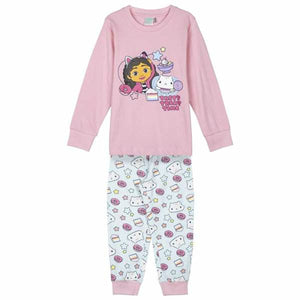 Pyjama Kinderen Gabby's Dollhouse Roze 4 Jaar-Topper Trend