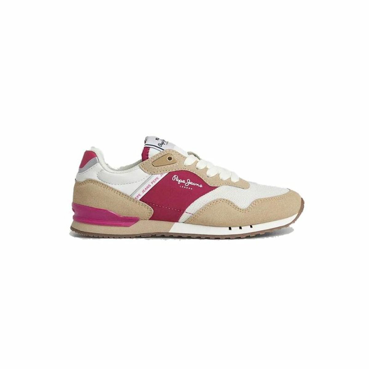 Sportschoenen voor Kinderen Pepe Jeans London Classic Lichtbruin-Topper Trend