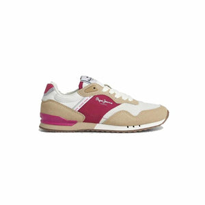 Sportschoenen voor Kinderen Pepe Jeans London Classic Lichtbruin-Topper Trend