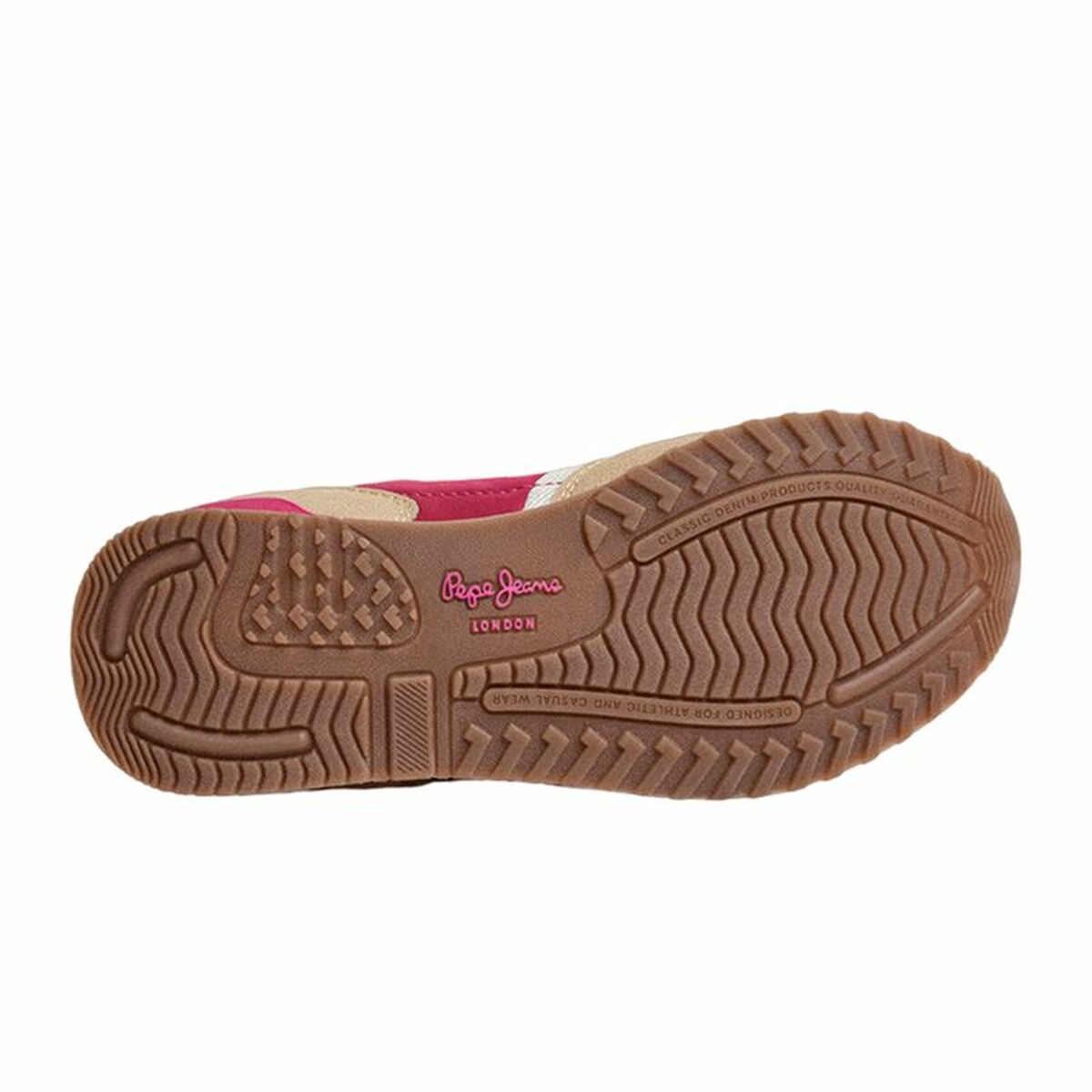 Sportschoenen voor Kinderen Pepe Jeans London Classic Lichtbruin-Topper Trend