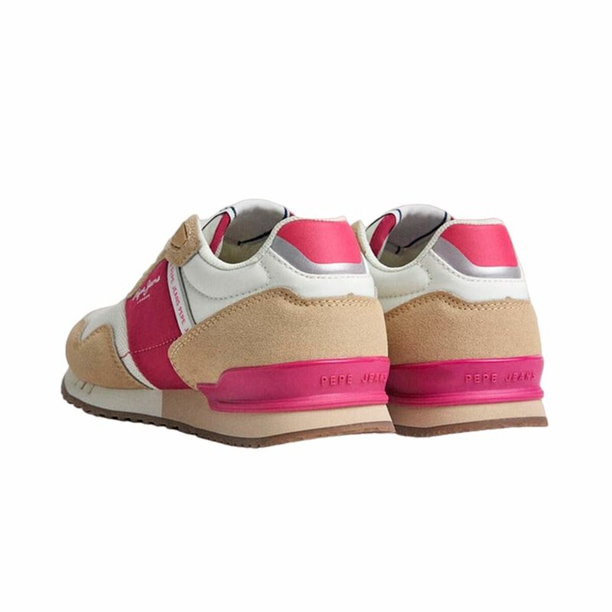 Sportschoenen voor Kinderen Pepe Jeans London Classic Lichtbruin-Topper Trend