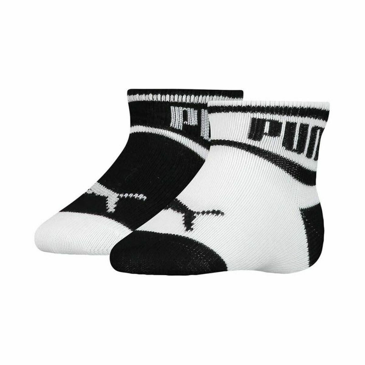 Sportsokken Puma Baby Wording 2 Stuks Zwart-Topper Trend
