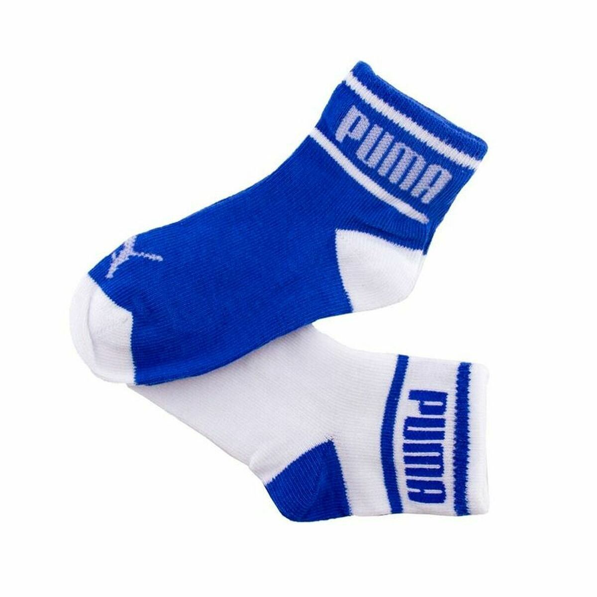 Sportsokken Puma Wording x2 Blauw Uniseks-Topper Trend
