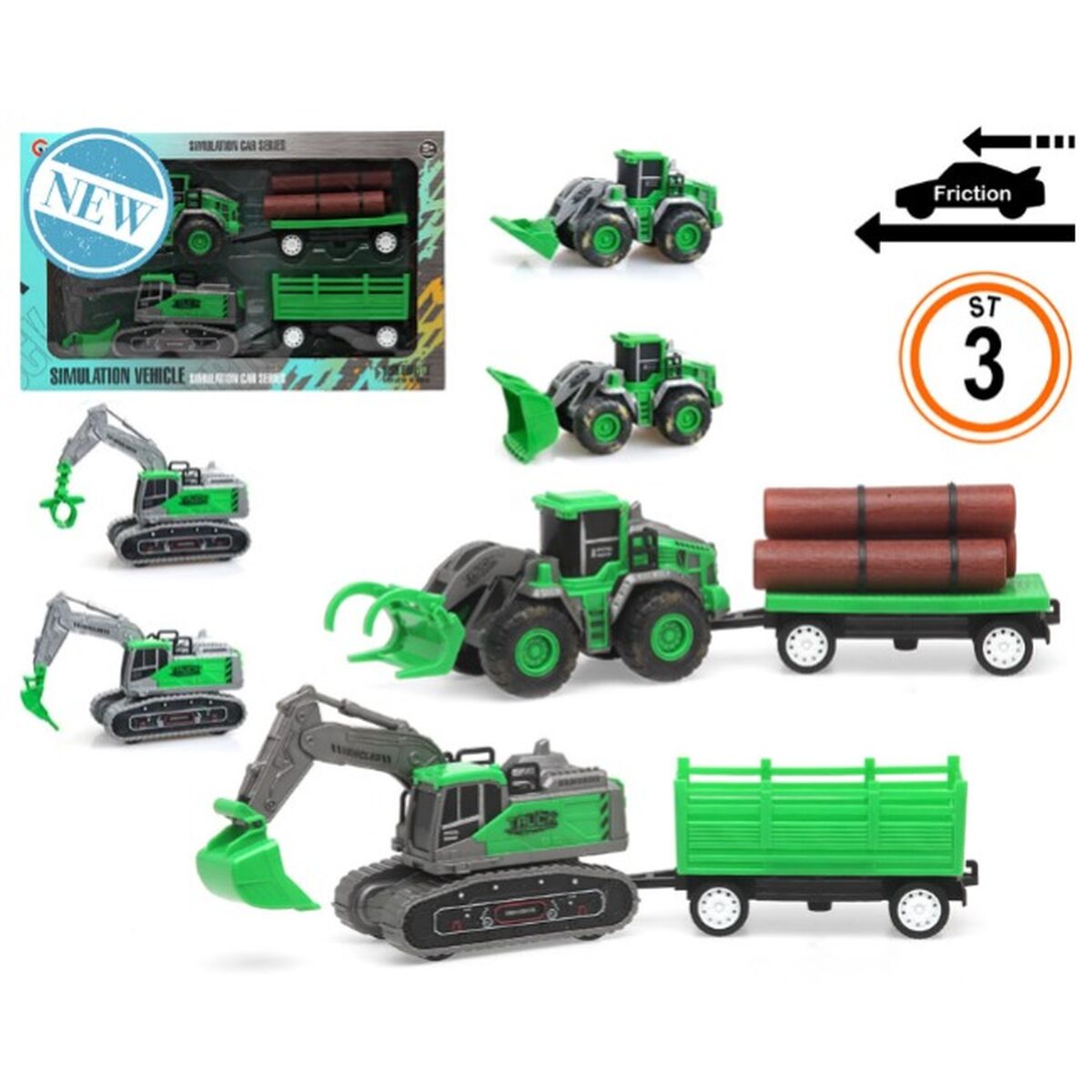 Bouwvoertuigen Tractor-Topper Trend