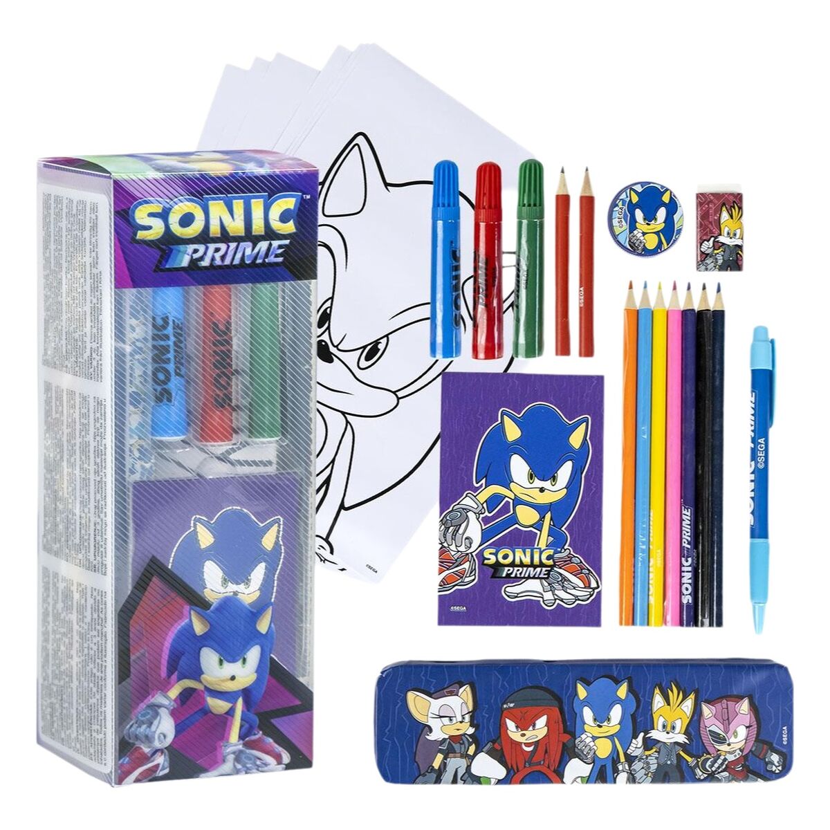 Schrijfset Sonic 24 Onderdelen-Topper Trend