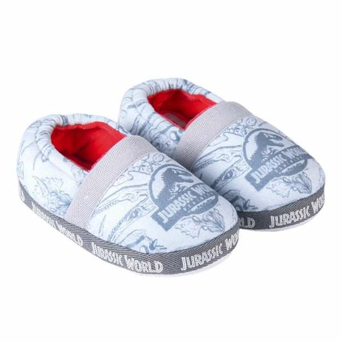 Slippers Voor in Huis Jurassic Park Lichtgrijs 28-29-Topper Trend