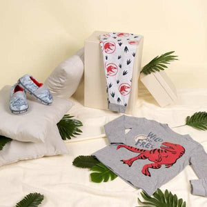 Slippers Voor in Huis Jurassic Park Lichtgrijs 28-29-Topper Trend