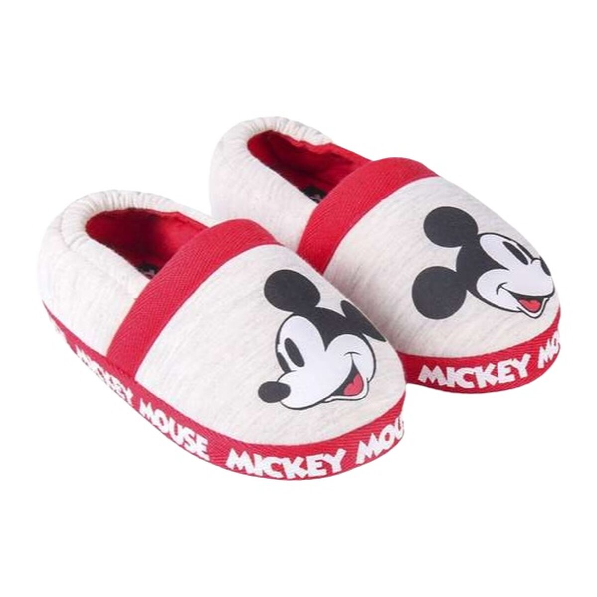Slippers Voor in Huis Mickey Mouse Lichtgrijs 28-29-Topper Trend