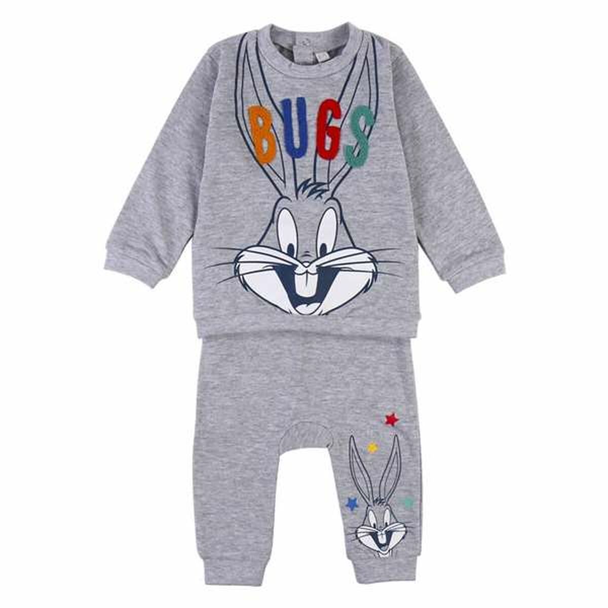 Sportsoutfit voor baby Looney Tunes Grijs 3 Maanden-Topper Trend