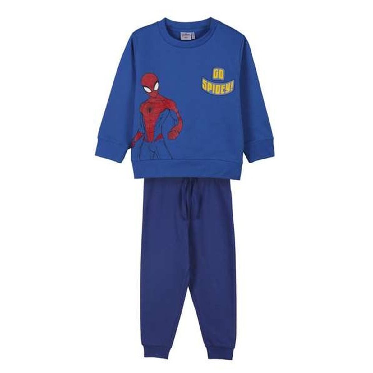 Joggingpak voor kinderen Spider-Man Blauw 3 Jaar-Topper Trend