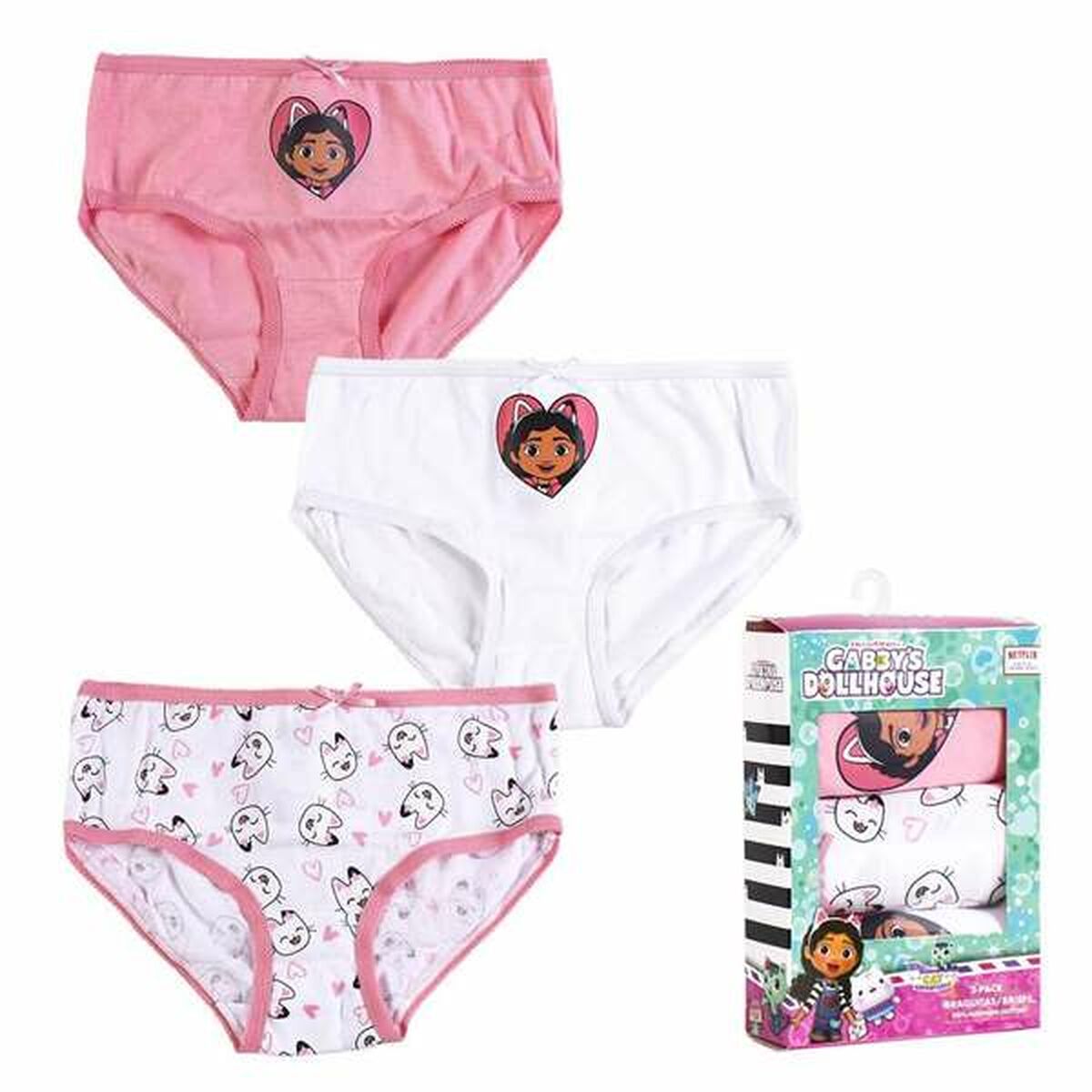 Pakket met onderbroeken voor meisjes Gabby's Dollhouse Multicolour-Topper Trend