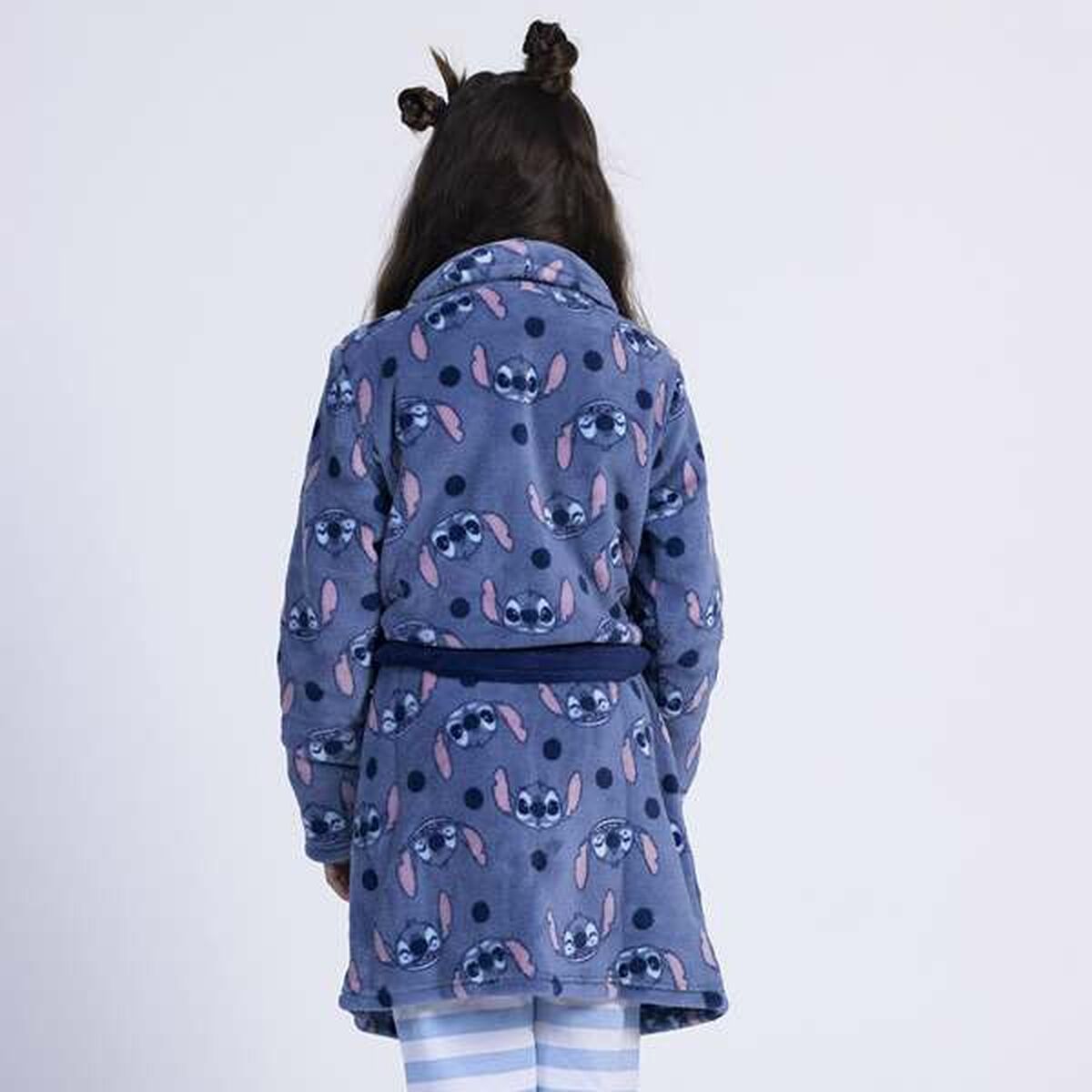 Kinderkamerjas Stitch Blauw 5 Jaar-Topper Trend