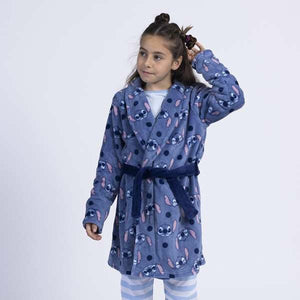 Kinderkamerjas Stitch Blauw 5 Jaar-Topper Trend
