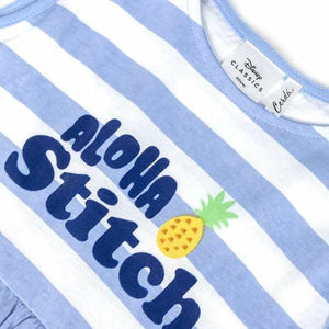 Jurk Stitch Blauw Meisje-Topper Trend