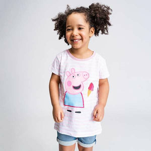 T-Shirt met Korte Mouwen voor kinderen Peppa Pig Roze 6 Jaar-Topper Trend