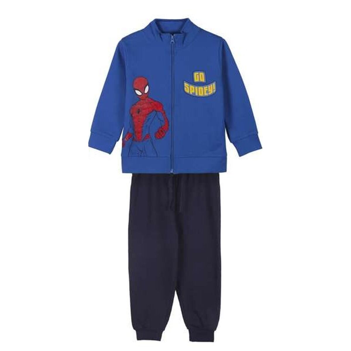 Joggingpak voor kinderen Spider-Man Blauw 8 Jaar-Topper Trend