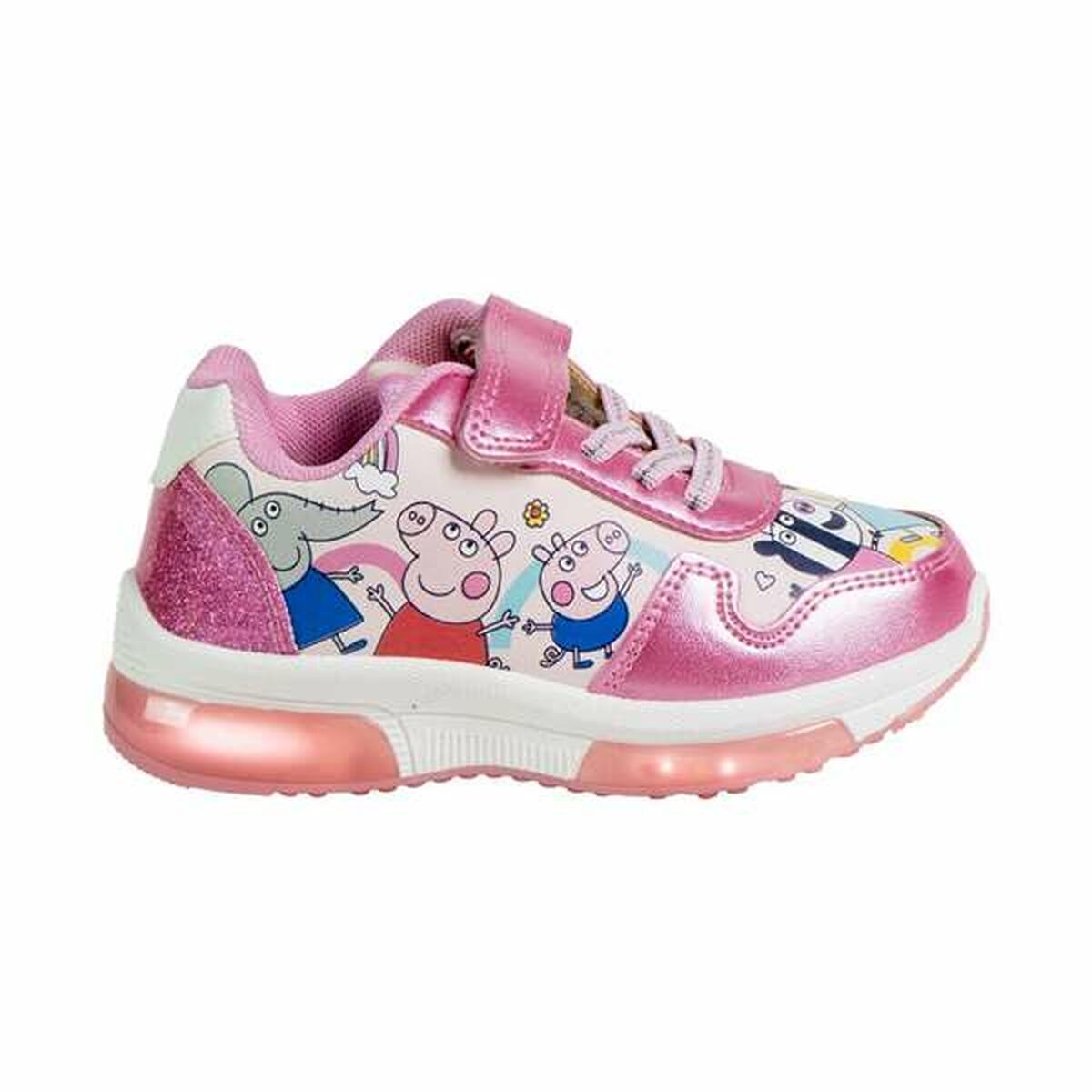 Casual sportschoenen met LED Peppa Pig Roze 30-Topper Trend